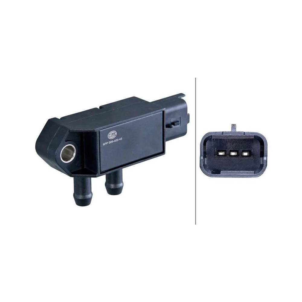 Датчик тиску відпрацьованих газів HELLA 6PP 009 403-431 для MERCEDES-BENZ NISSAN RENAULT DACIA, фото №1