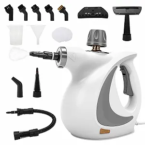 Купити Ручний пароочисник 350 мл 3.2 Бар 13 аксесуарів - Фото 1 Ручний пароочисник 350 мл 3.2 Бар 13 аксесуарів - Фото 1