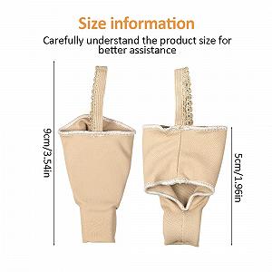 Повязка для коррекции Hallux Valgus TISCH, 2 шт. с пяточным ремешком Разделитель большого пальца стопы Носки Hallux Valgus с гелевой защитой synthetic.ua - Фото 1