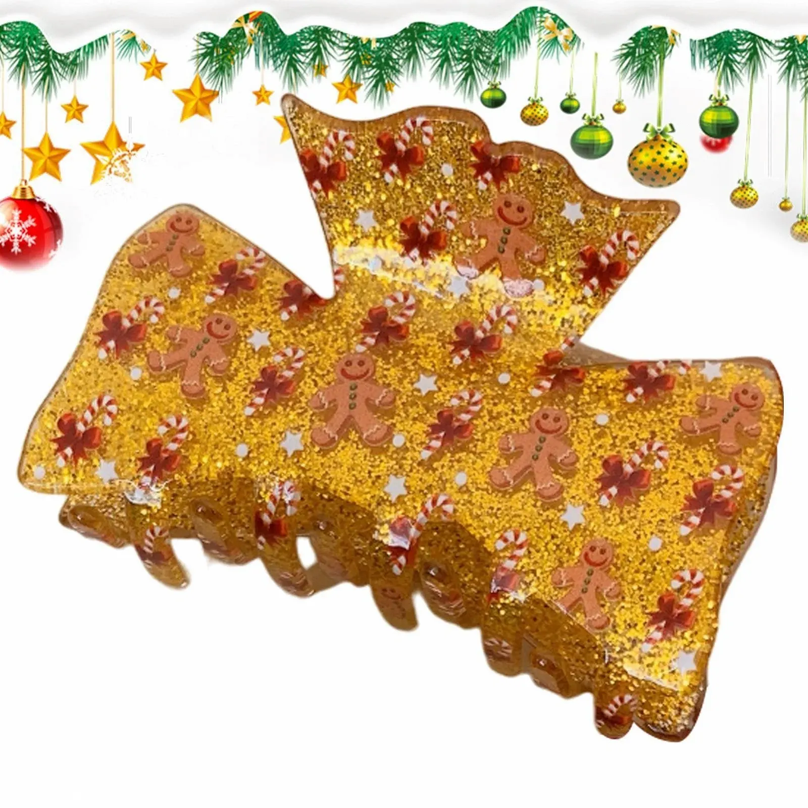 Заколки для волос Bexdug Рождественские Удобные Портативный дизайн для Рождества Дня рождения Нового года, фото №6