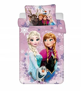 Дитяча Постільна Білизна Disney Frozen Анна Ельза Подушка Ковдра 100 x 135 см - Фото 1