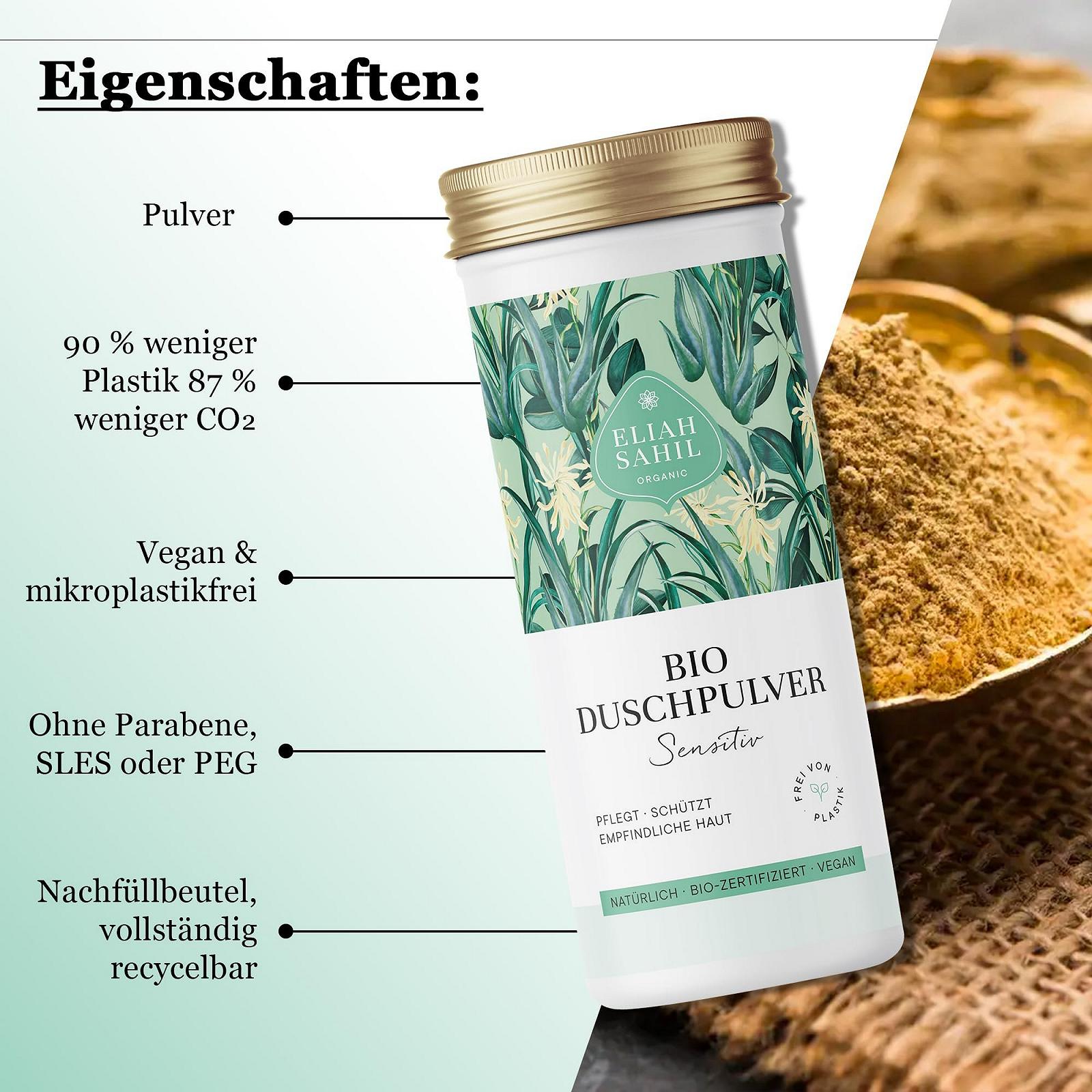 Порошок для душу Eliah Sahil Organic Sensitive 90 г, фото №2