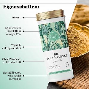 Порошок для душу Eliah Sahil Organic Sensitive 90 г synthetic.ua - Фото 1