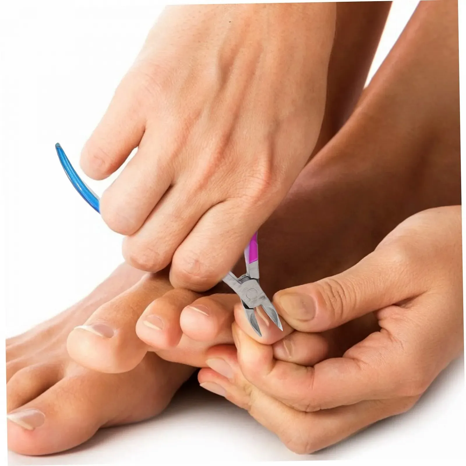 Набор для маникюра PACKOVE из нержавеющей стали, кусачки для ногтей, пилочки, фото №3