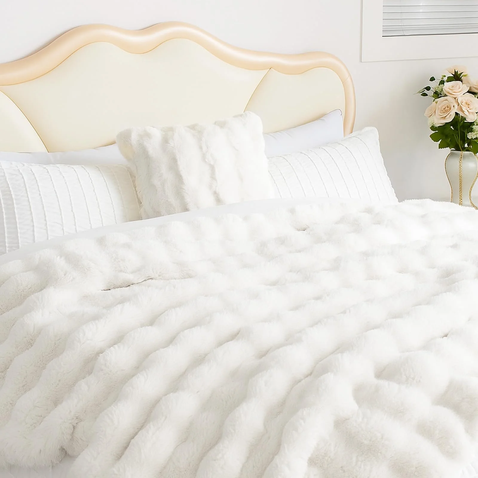 Одеяло Chingcoo Плюшевый Кролик Белый, 100 x 160 см, фото №7