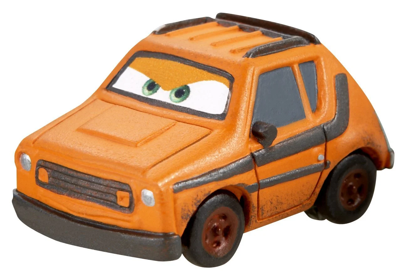 Машинки Cars 2 - Micro Drifters, набір з 3 машинок - Professor Z, Grem та Finn McMissile, фото №3