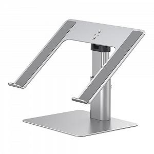 Подставка для ноутбука, Подставка для ноутбука для стола, Алюминиевый держатель для ноутбука для устройств 11-17,3 дюймов, Регулируемый угол / высота - Фото 1