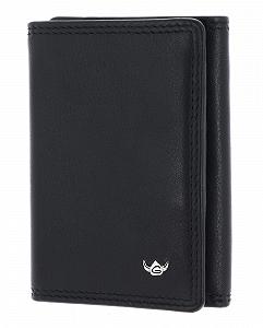Кошелек Golden Head Polo RFID Protect Petite Billfold Coin Черный, черный, Классический - Фото 1