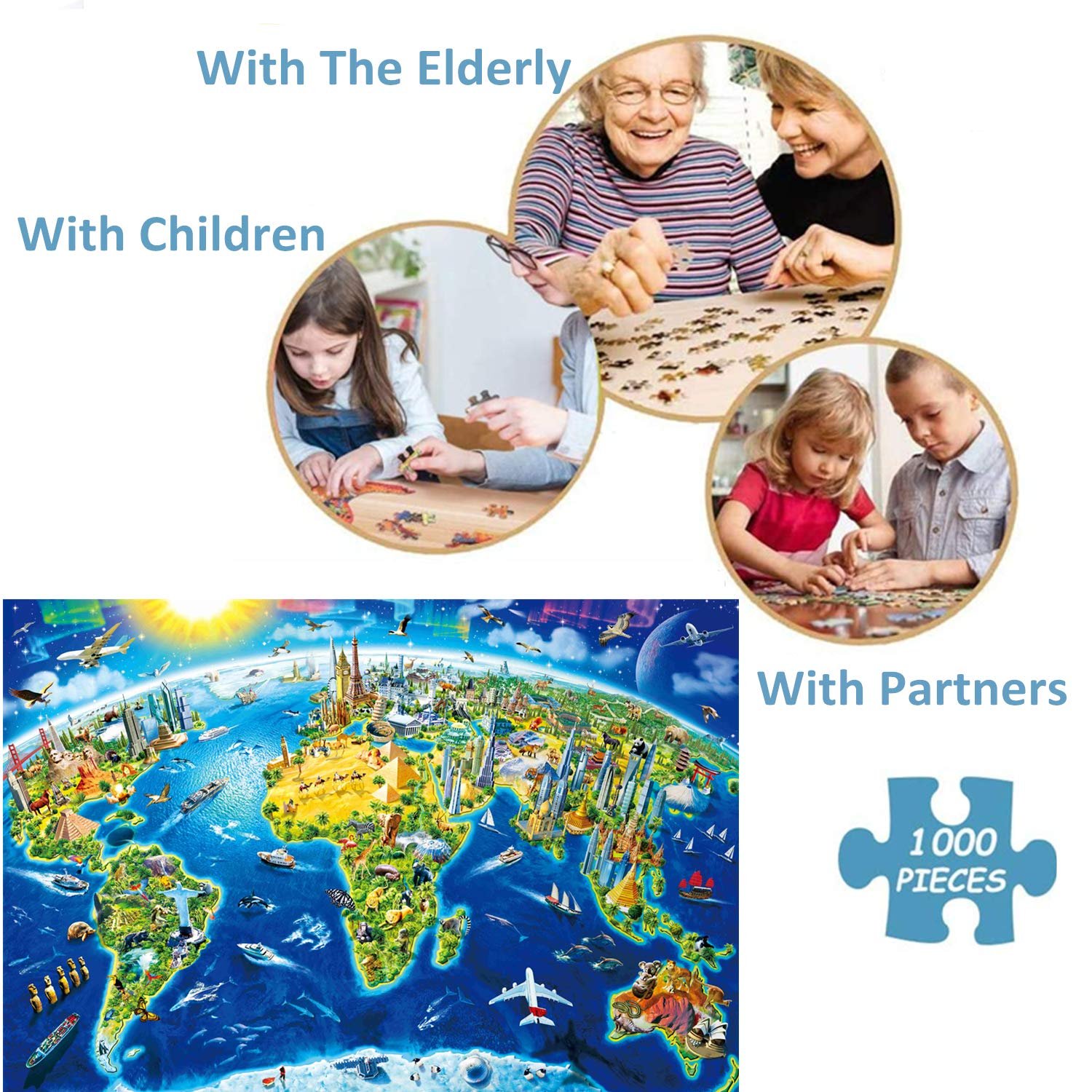 Пазл World Landmark 1000 деталей 70 x 50 см, фото №4 Пазл World Landmark 1000 деталей 70 x 50 см, фото №4