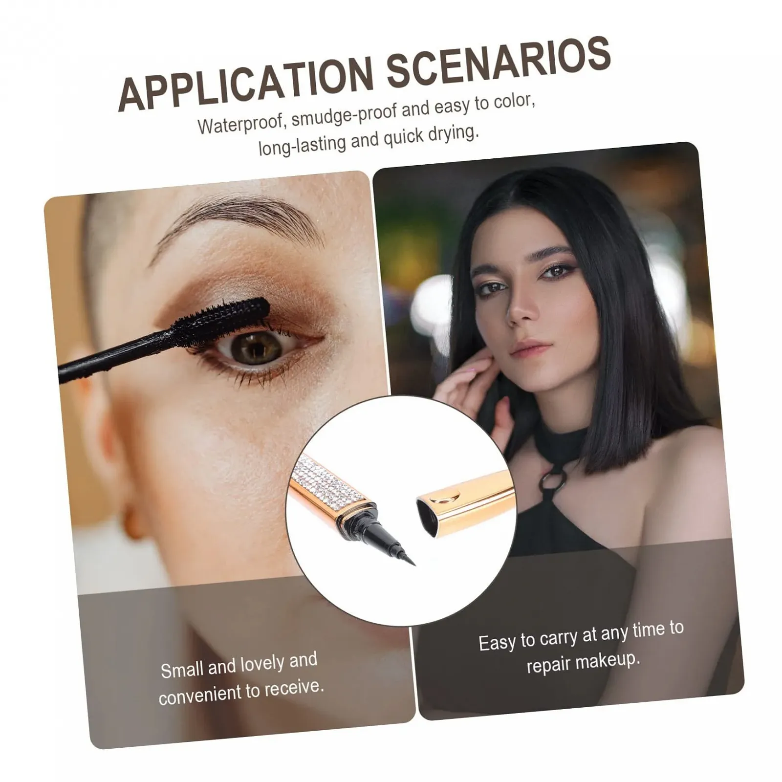 Подводка для глаз Mikinona Коричневый, фото №7