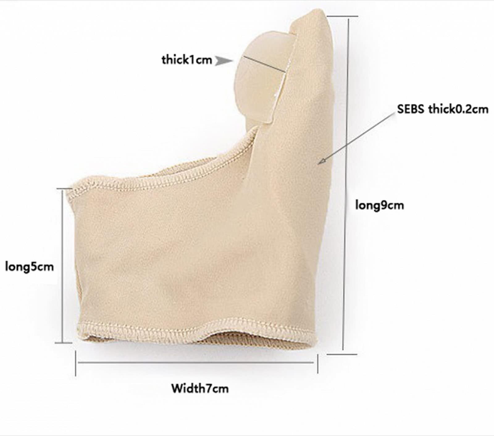 Роздільник для пальців ніг 2 пари, Роздільники для пальців ніг, Захист від бурситу, фото №2