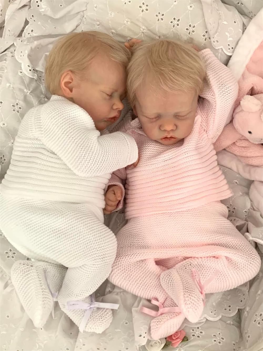 Кукла Anano Reborn Twins 50 см, фото №4