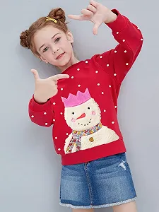 Світшот LXKA Різдвяний дитячий для дівчат, різдвяний synthetic.ua - Фото 1