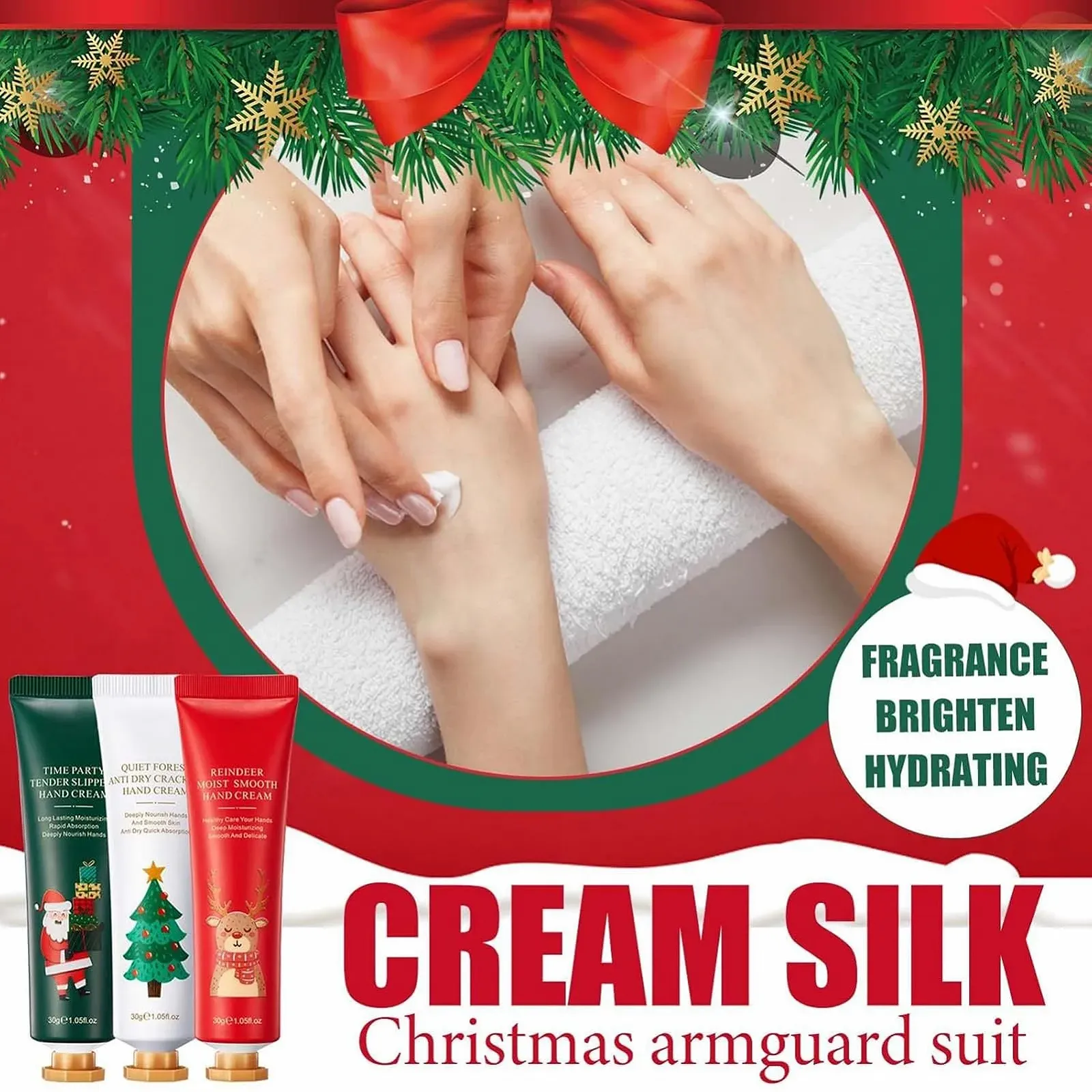 Крем для рук Різдвяний міні набір, 5 x 30 г, фото №2 Крем для рук Різдвяний міні набір, 5 x 30 г, фото №2