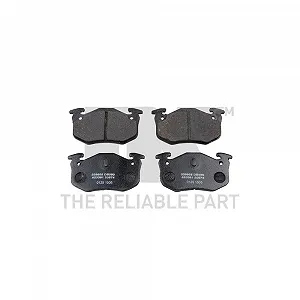 Комплект тормозных колодок, дисковый тормоз NK 229955 для CITROËN PEUGEOT задний мост - Фото 1