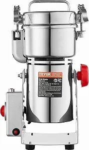 Электрическая мельница для зерна Vevor HC-300V Серебристая цена на synthetic.ua - Фото 1 Электрическая мельница для зерна Vevor HC-300V Серебристая synthetic.ua - Фото 1