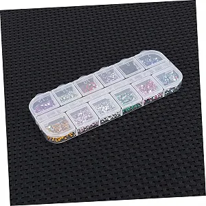 Набір прикрас для нігтів Ipetboom з 12 змішаними прикрасами synthetic.ua - Фото 1