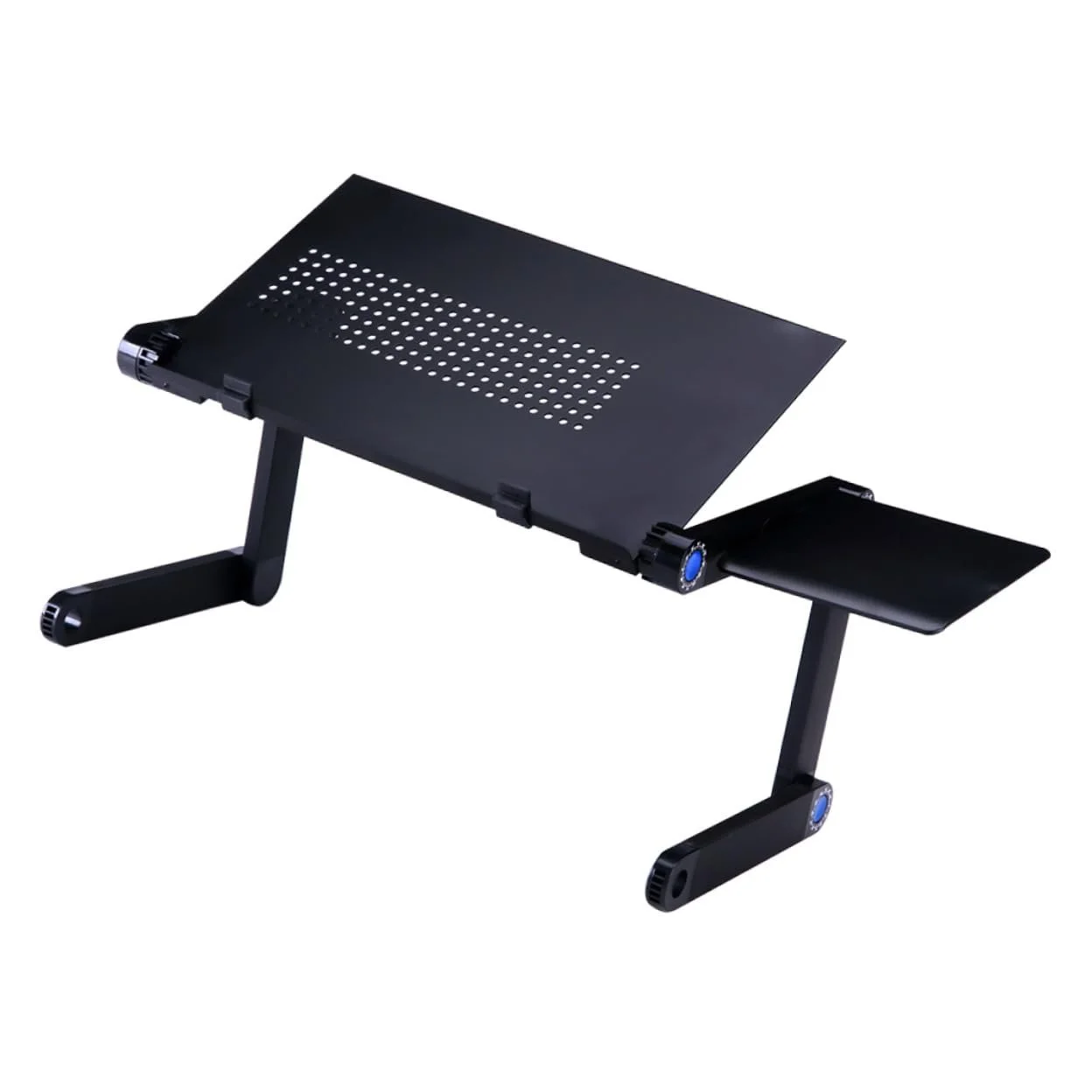 Регульована алюмінієва підставка для ноутбука з вентиляцією та ергономічним дизайном, складна, фото №1