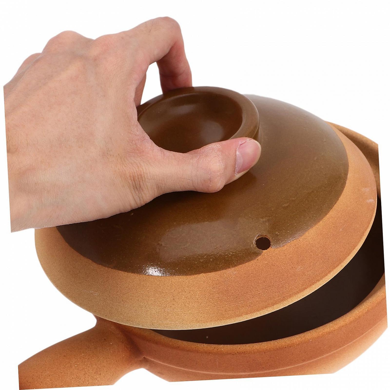 Кастрюля VALICLUD китайская керамическая с крышкой 850 мл, фото №3