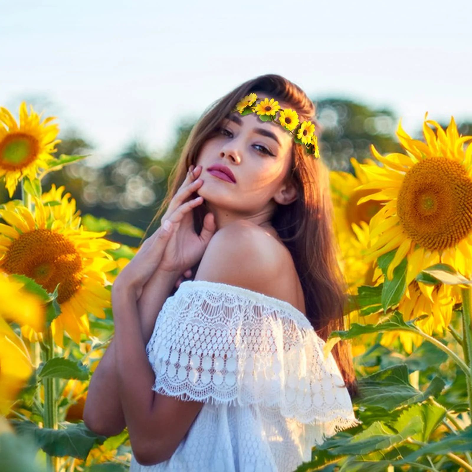 Повязка Цветочный BETESSIN, фото №5 Повязка Цветочный BETESSIN, фото №5