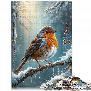 Пазл Robin Winter Вільшанка взимку 1000 елементів 26 x 38 см synthetic.ua - Фото 1