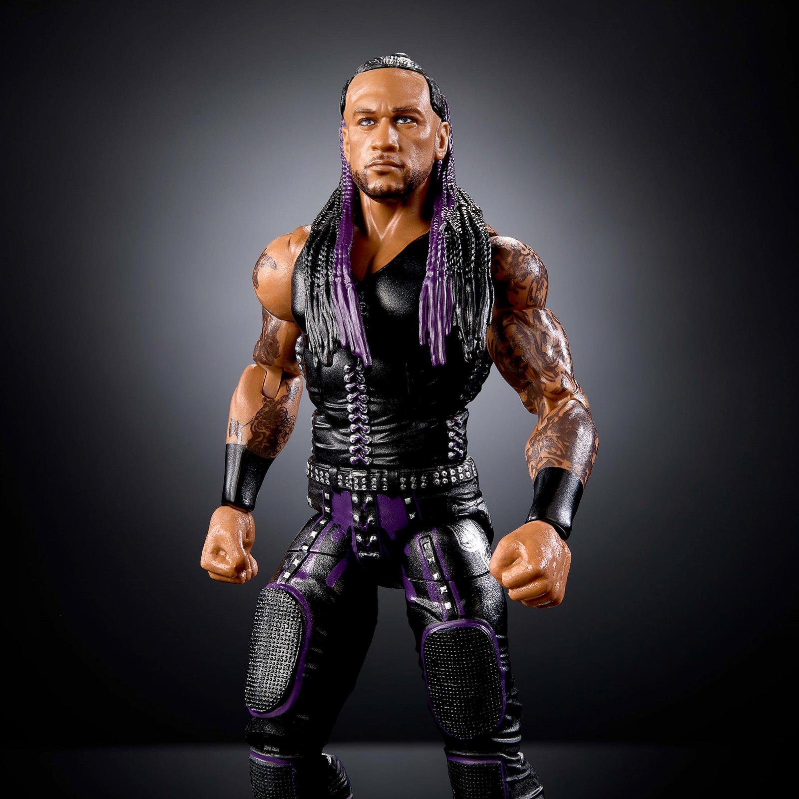 Экшн-фигурка Mattel WWE Elite, серия #109, Дамиан Прист, коллекционная, 6 дюймов, с 25 точками артикуляции и сменными руками, фото №4