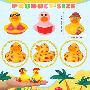 Набор резиновых уток SCIONE 24 шт. synthetic.ua - Фото 1