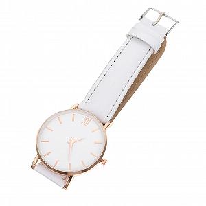 Женские Часы Healvian Аналоговые с Римскими Цифрами Белый Ремешок - Фото 1