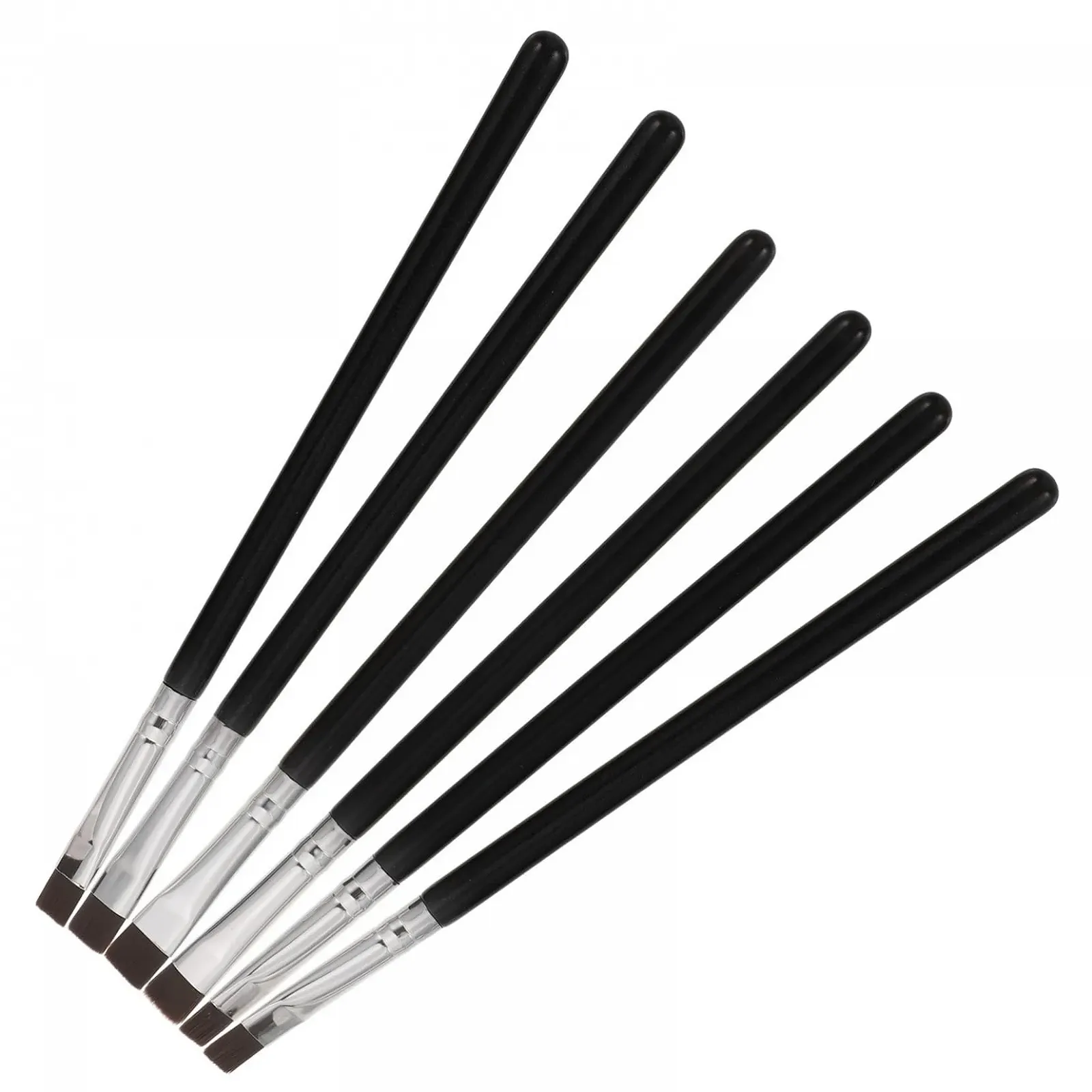 Пензлі для брів плоский Beaupretty 18 шт. Інструмент для макіяжу очей, фото №4