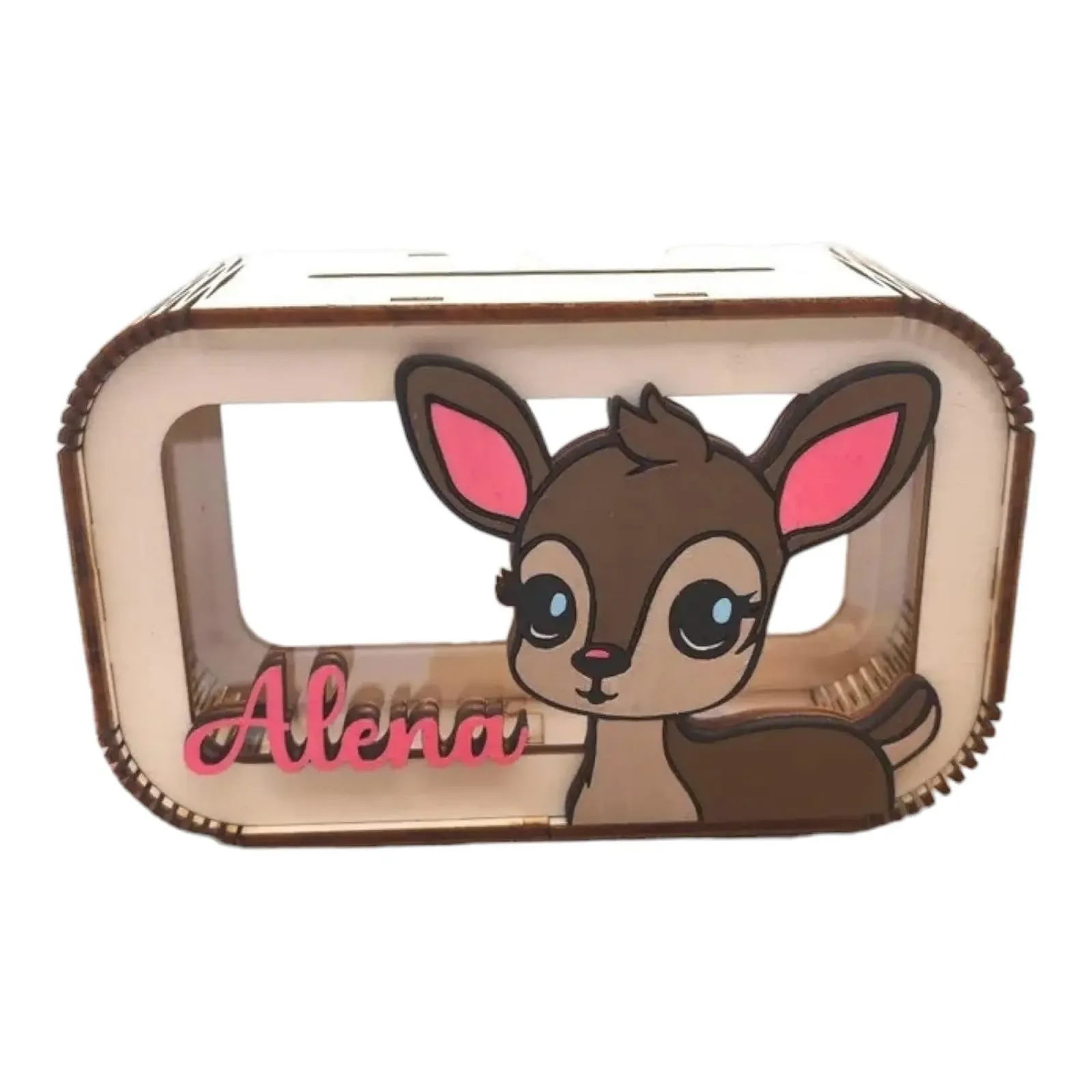 Скарбничка Bambi REH Design дерев'яна персоналізована, фото №1