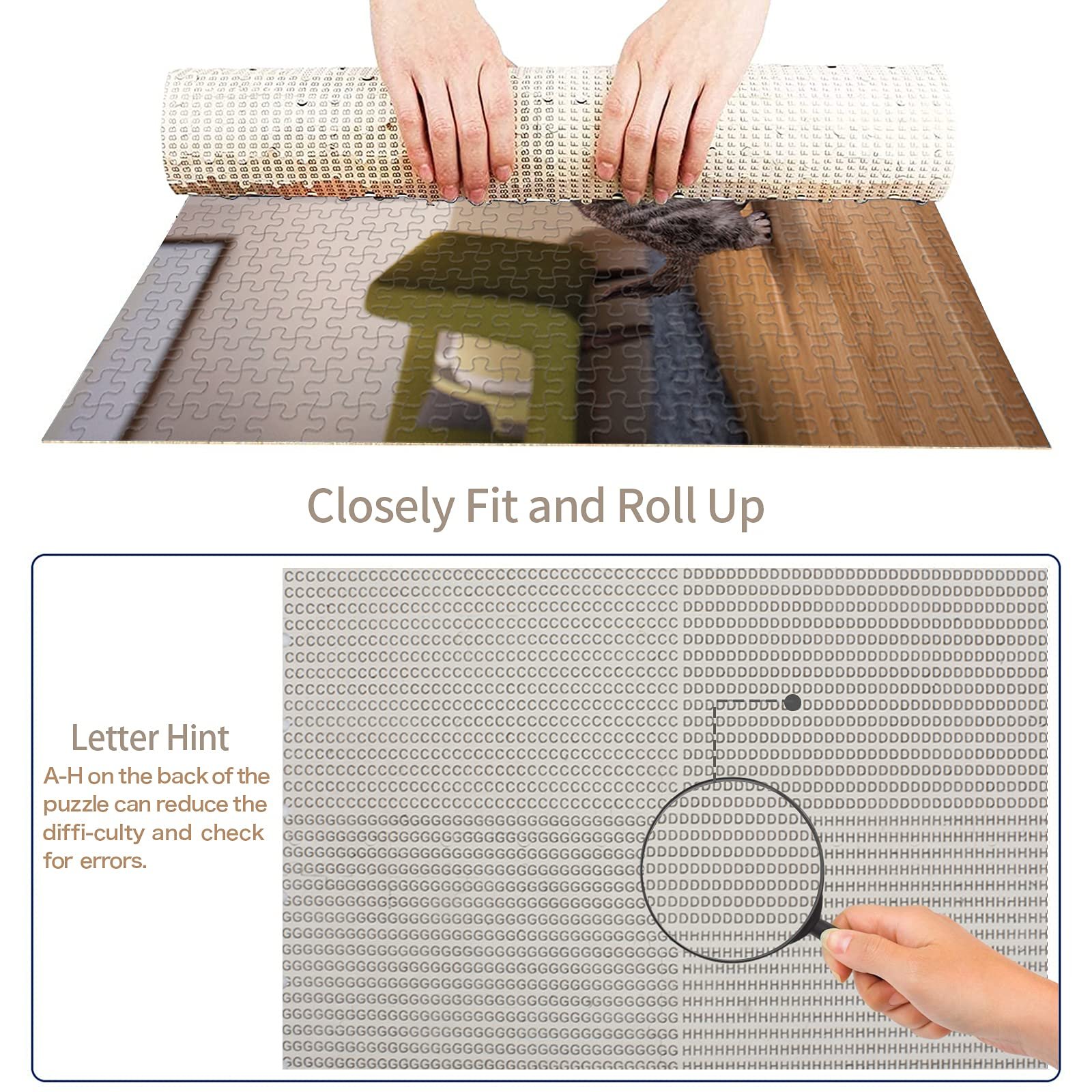 Пазл 1000 деталей Cat & Tiger DIY, фото №7 Пазл 1000 деталей Cat & Tiger DIY, фото №7