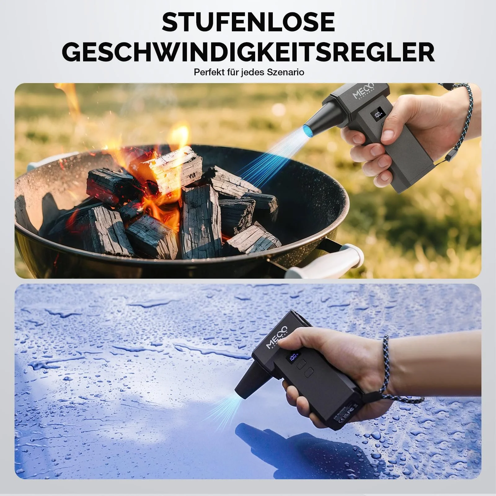 Електричний очищувач стисненим повітрям MECO ELEVERDE 220 000 RPM 100 швидкостей LED-дисплей 4000 mAh x 2, фото №6 Електричний очищувач стисненим повітрям MECO ELEVERDE 220 000 RPM 100 швидкостей LED-дисплей 4000 mAh x 2, фото №6