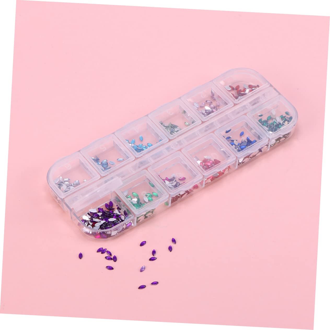 Стрази для нігтів Healeved, 1 коробка, фото №7