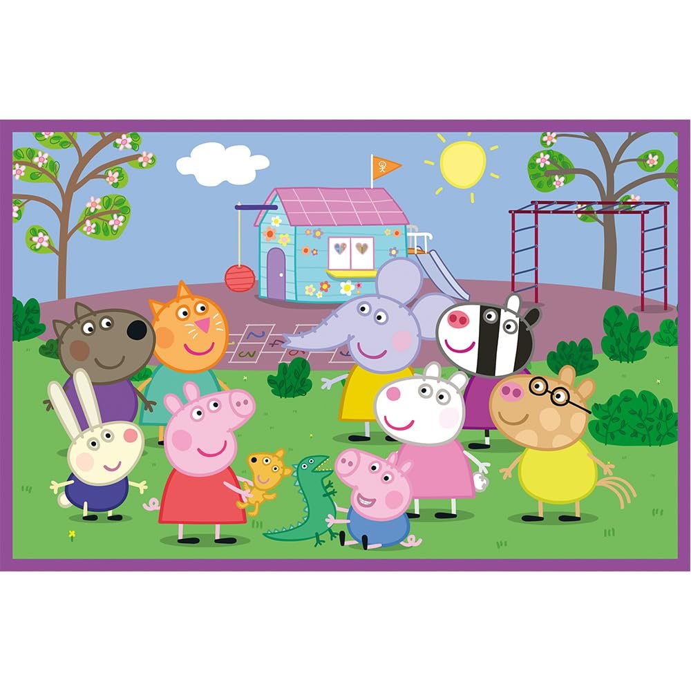 Пазл Trefl Peppa Pig Peppa on the Playground 2 в 1 2 х 24 элемента, фото №3