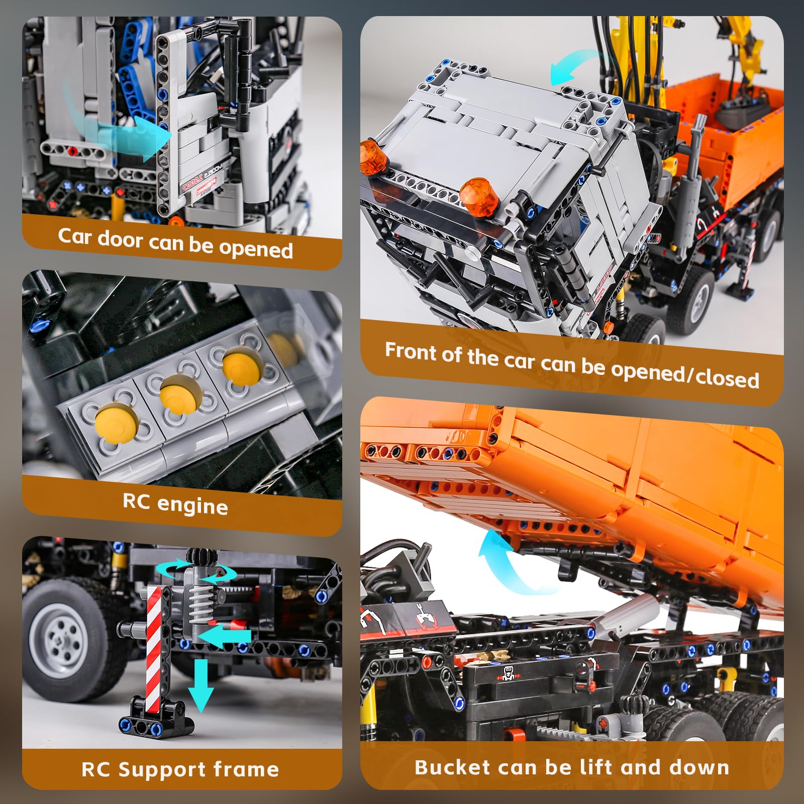 Конструктор Mould King 19007 Technic Crane Truck 2819 Деталі Пульт Дистанційного Керування, фото №3 Конструктор Mould King 19007 Technic Crane Truck 2819 Деталі Пульт Дистанційного Керування, фото №3