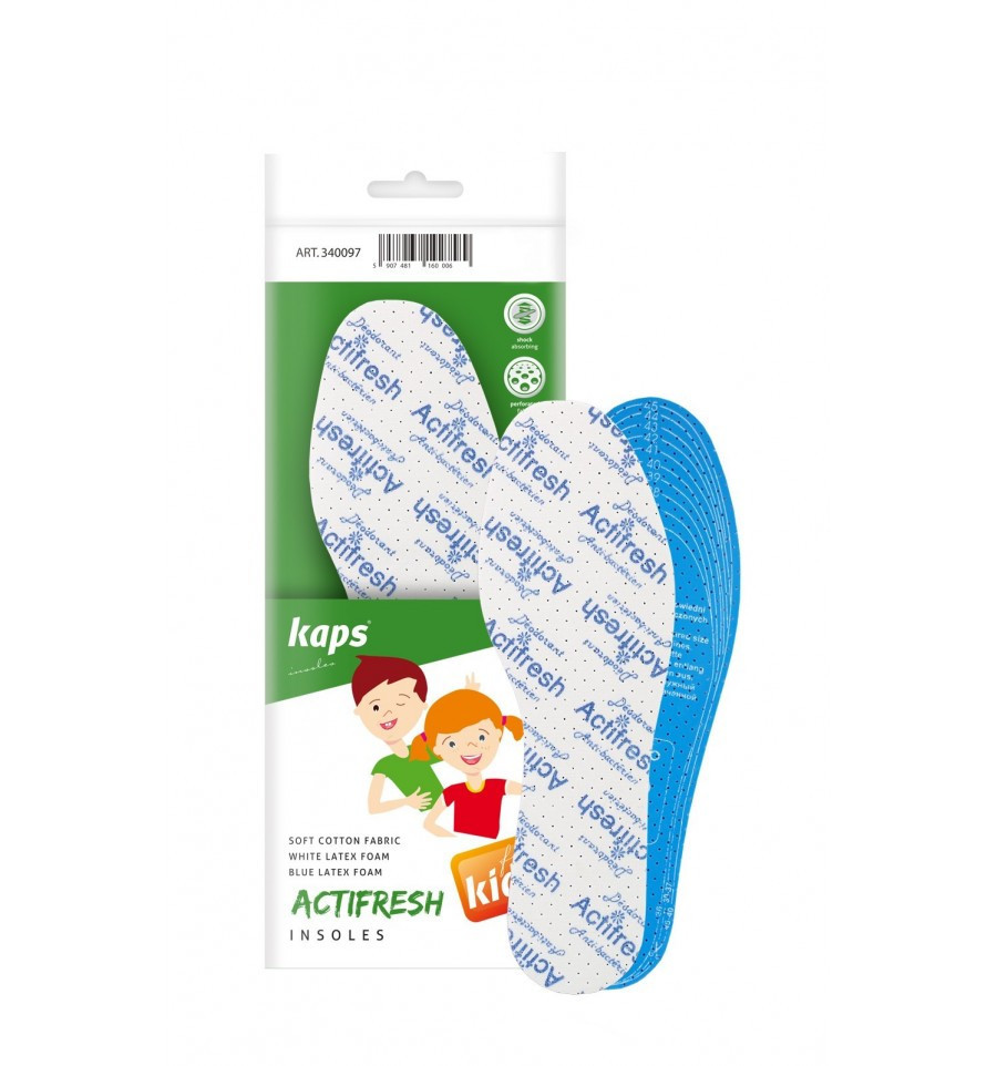 Kaps Actifresh Kids Дитячі гігієнічні антибактеріальні стрічки PS, фото №1