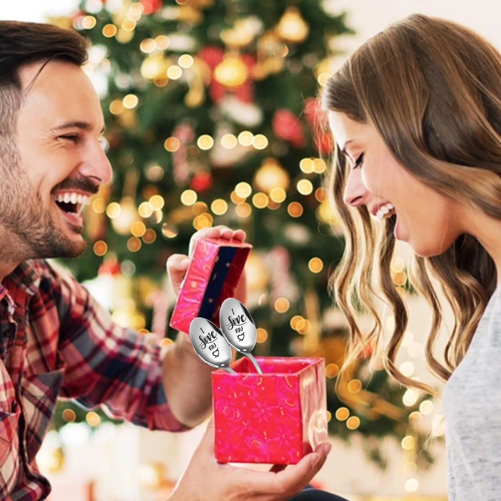 Ложки для кави з гравіюванням (набір 2 шт.) Love Spoons, фото №7