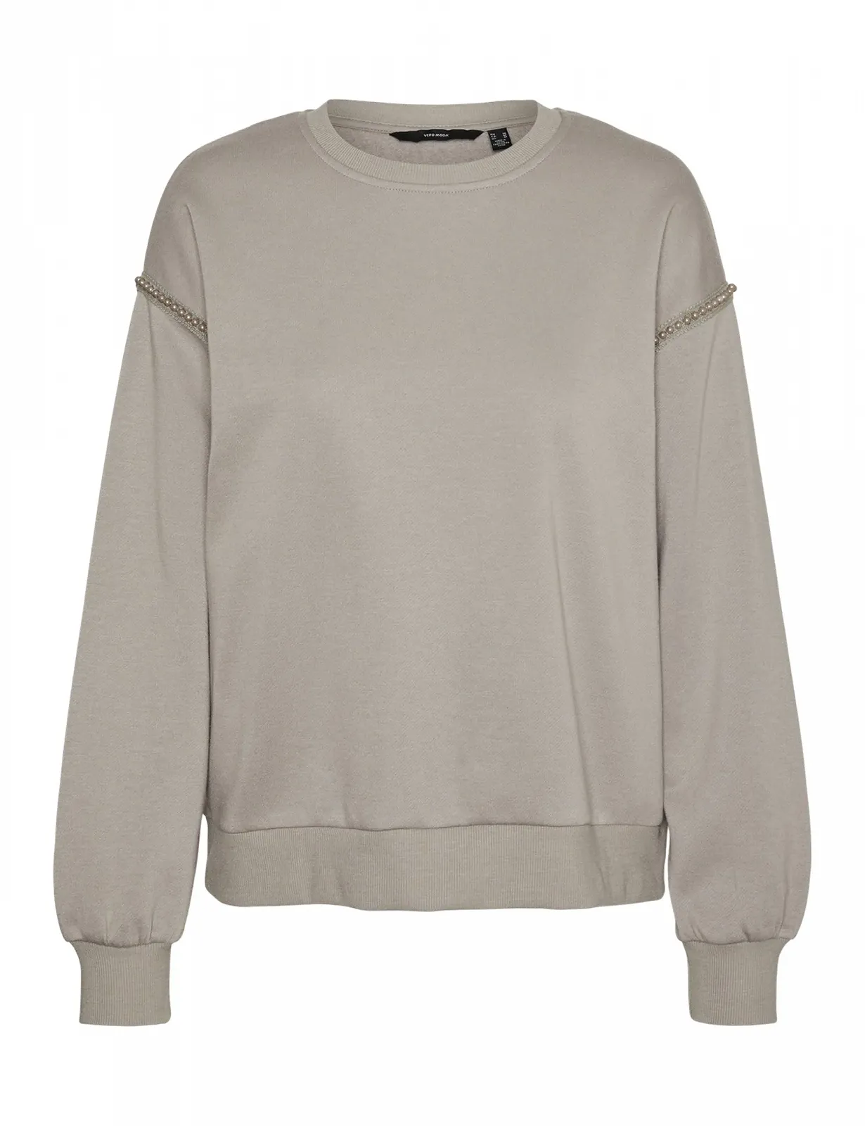 Кофта VERO MODA Vmdaisy Pearl Sweat JRS Boo Ga Женская с длинными рукавами, фото №1 Кофта VERO MODA Vmdaisy Pearl Sweat JRS Boo Ga Женская с длинными рукавами, фото №1