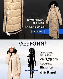 Жіноче зимове пальто Navahoo B990 з капюшоном і знімним хутром synthetic.ua - Фото 1