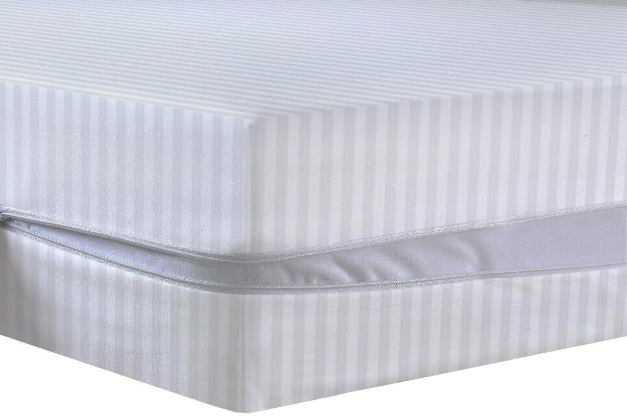 Наматрасник Satin Stripe против клопов на молнии, глубина 30 см, противопылевой, дышащий, фото №2 Наматрасник Satin Stripe против клопов на молнии, глубина 30 см, противопылевой, дышащий, фото №2