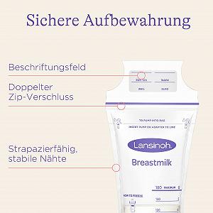 Пакет для грудного молока Lansinoh 99204, 25 шт synthetic.ua - Фото 1