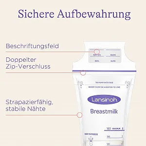 Пакет для грудного молока Lansinoh 99204, 25 шт synthetic.ua - Фото 1