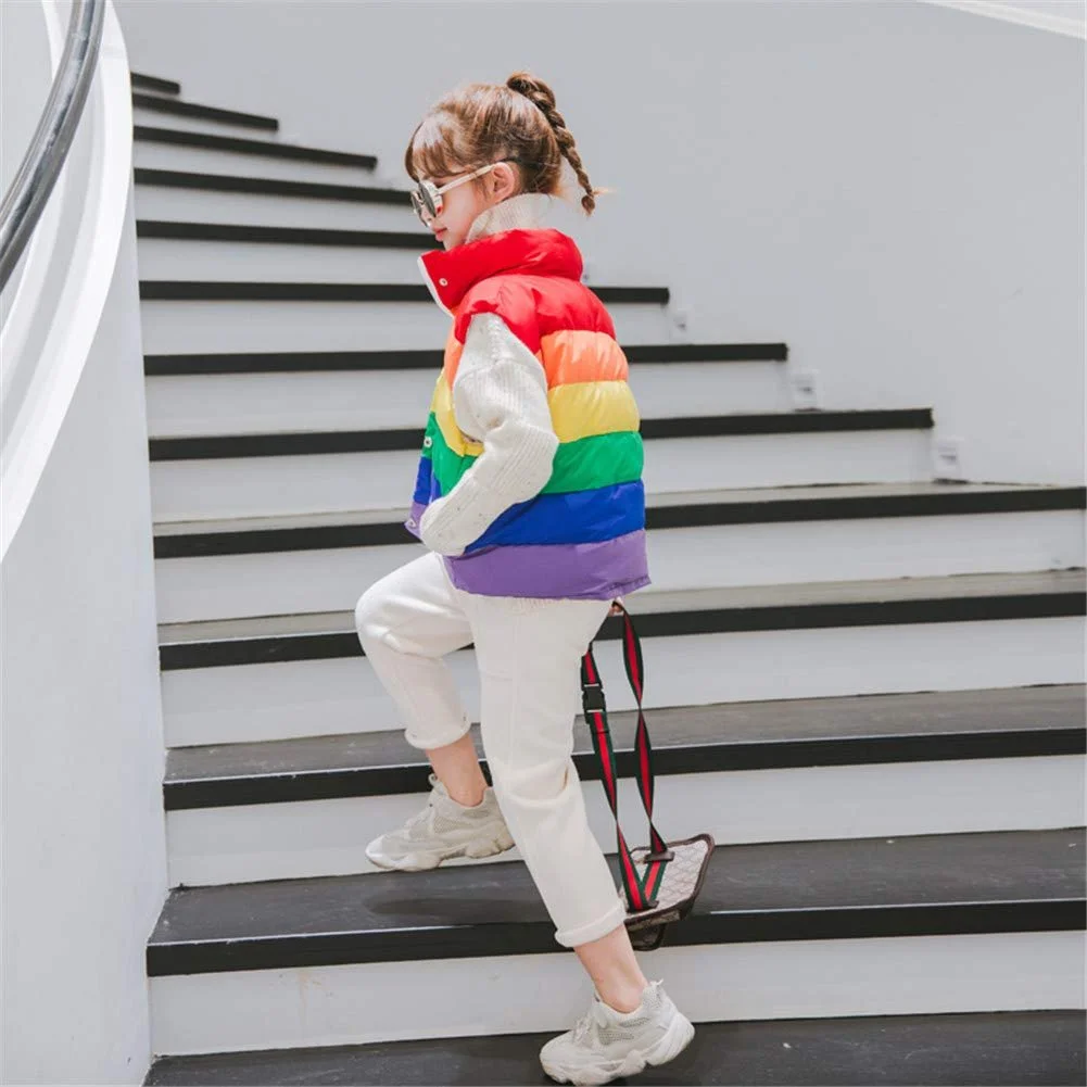 Жилет Mud Kingdom Милий для дівчинки, Райдужний, фото №6