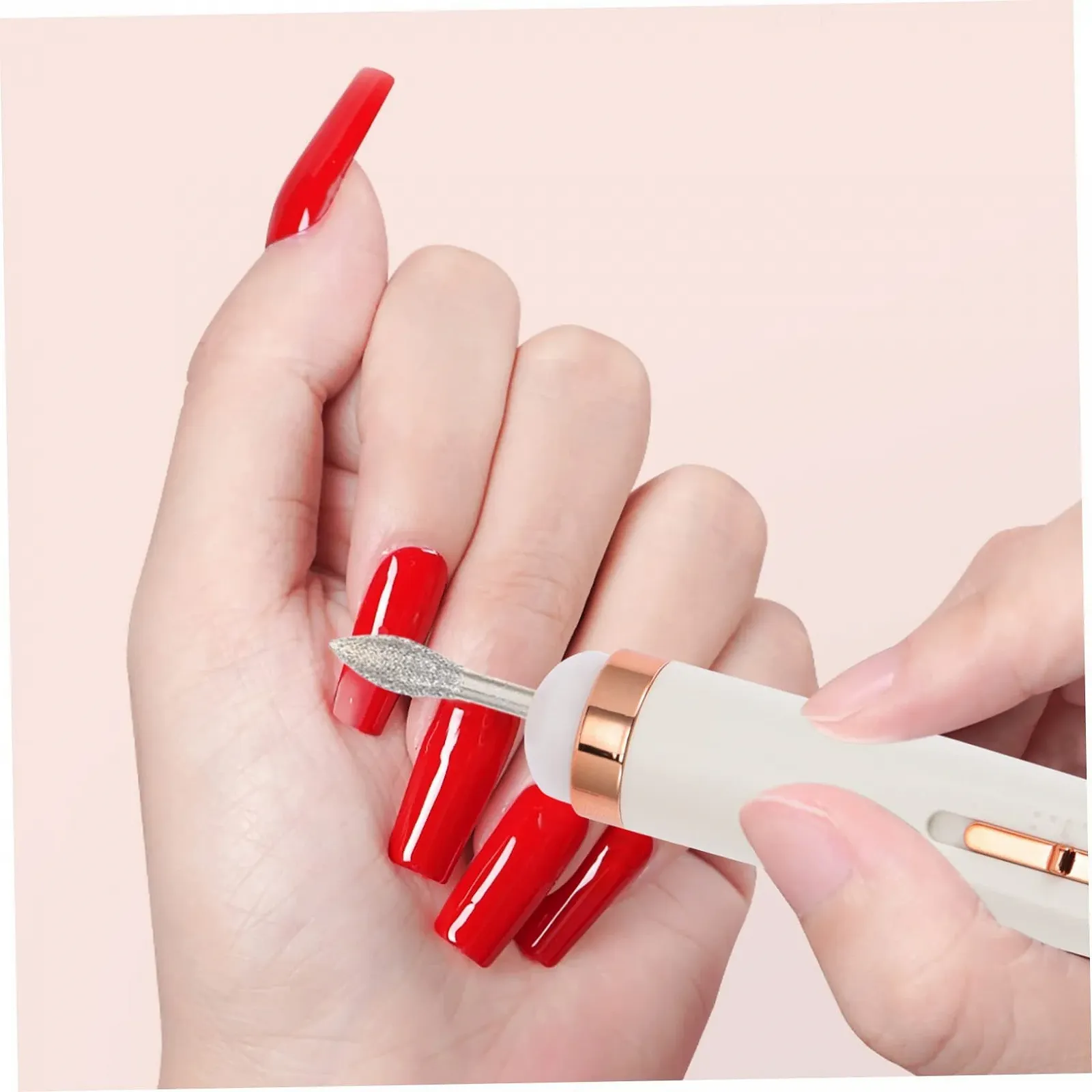 Машинка для маникюра Healvian, беспроводная, профессиональная, белая, пластиковая, полировальная, фото №5 Машинка для маникюра Healvian, беспроводная, профессиональная, белая, пластиковая, полировальная, фото №5