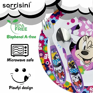 Набор детской посуды Sorrisini, 3 предмета synthetic.ua - Фото 1