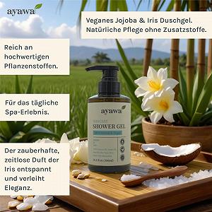 Гель для душу ayawa Jojoba & Iris Natural synthetic.ua - Фото 1