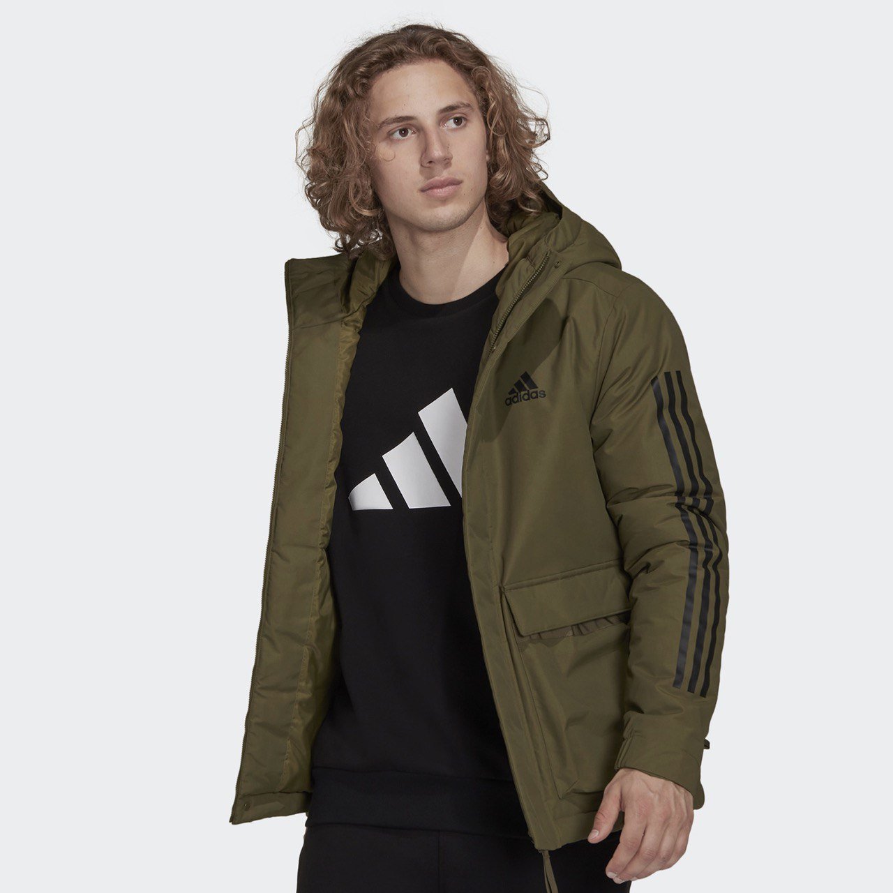 Пуховик Adidas Utilitas 3-Stripes L, фото №2
