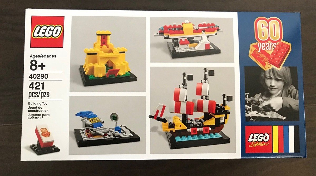 Конструктор Лего LEGO Exclusive 40290 60 Years of the Lego Brick, фото №1