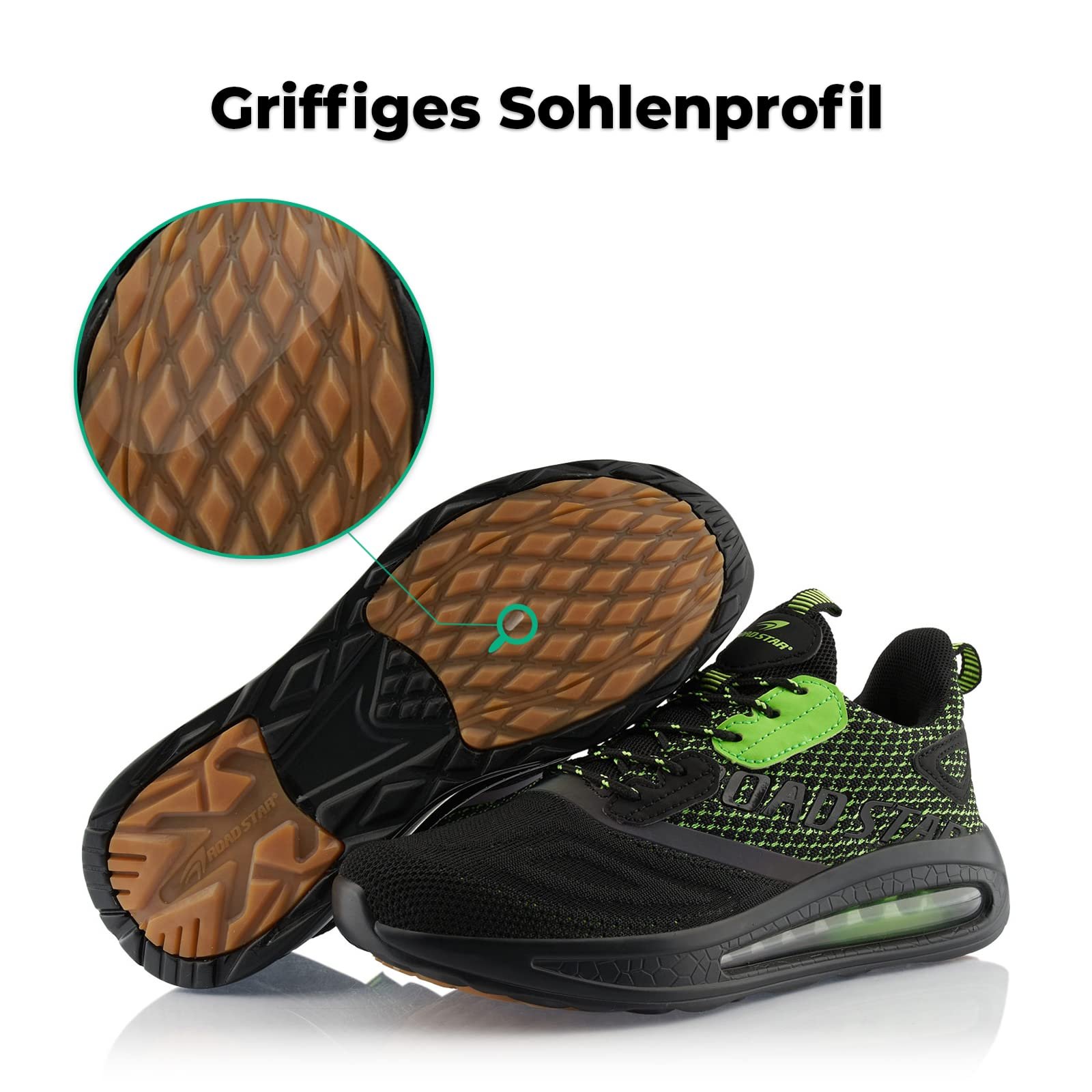 Кроссовки Fusskleidung® Унисекс Спортивная обувь Амортизирующие Легкие кроссовки для бега, фото №4