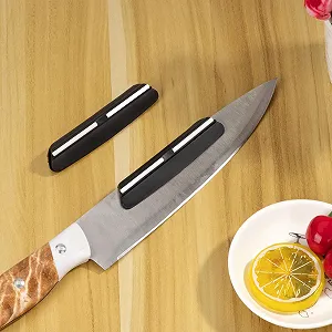 Направляюча для заточування ножів на точильному камені набір 2 шт чорна synthetic.ua - Фото 1